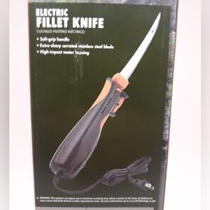 Ozark Trail Electric Fillet Knife Lightweight Soft-Touch Grip Handle